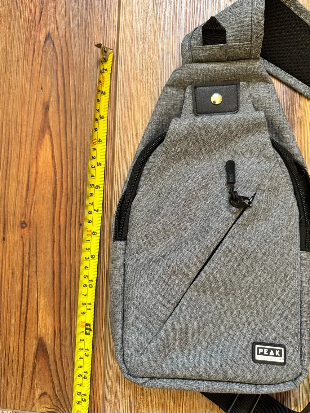 3/$15. Peak Gear Grey Sling Crossbody Bag